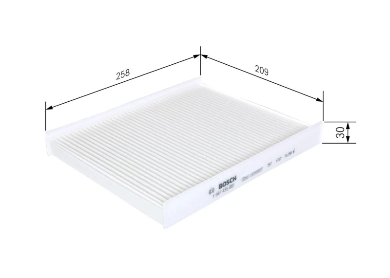 Image of Pollen filter Bosch 1 987 435 081