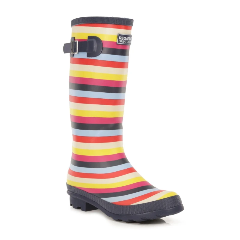 Image of Regatta Lady Fairweather II Wellies Multi Stripe female 3 (36)