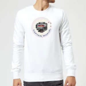 Image of Captain Marvel Pager Sweatshirt - White