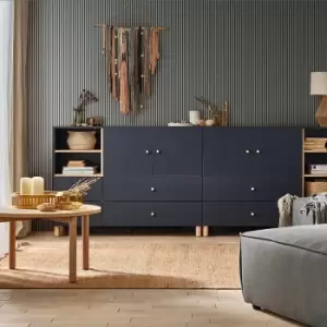 Image of Panel Company Vox Linerio SLine Slat Wall Panel - Grey