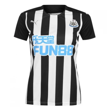 Puma Newcastle United Home Shirt 2020 2021 Ladies - Black/White