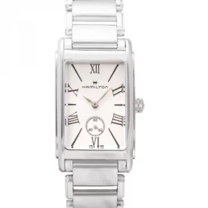 image of American Classic Quartz Silver Dial Stainless Steel Mens Watch