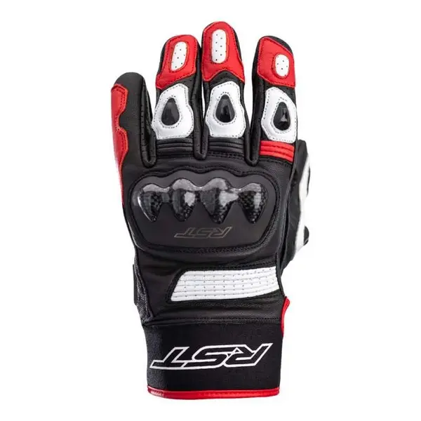 Image of RST Freestyle 2 Ce Mens Glove Black White Red 8