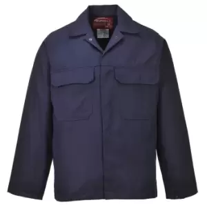 image of Biz Weld Mens Flame Resistant Jacket Navy 4XL