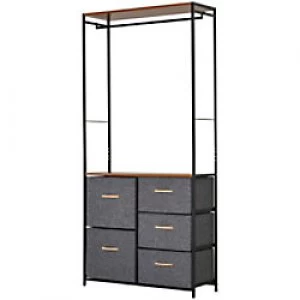 Image of HOMCOM Storage Organizer Grey 1040 mm x 235mm x 380 mm