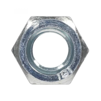 image of Sealey SN8 Steel Nut M8 Zinc DIN 934 Pack of 100