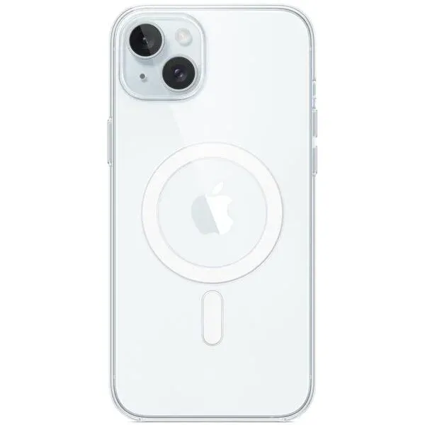 Image of Apple - Back cover for mobile phone - MagSafe compatibility - polycarbonate - clear - for iPhone 15 Plus MXRL3ZM/A