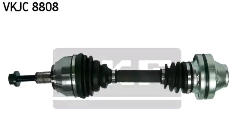 Image of SKF VKJC 8808 Drive shaft Front axle both sides, with nut TPE (thermoplastic elastomer) Drive Shaft (13)