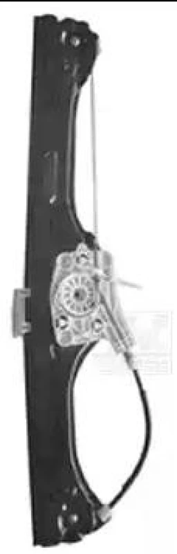 Image of VAN WEZEL 0687263 Window regulator Left Rear, Operating Mode: Electric, without electric motor Window Winder (1561)