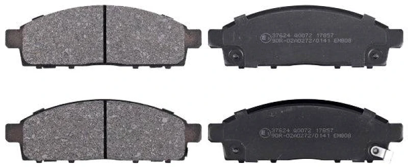 Image of A.B.S. 37624 Brake pad set with acoustic wear warning Brake Pad Set,disc brake (402)