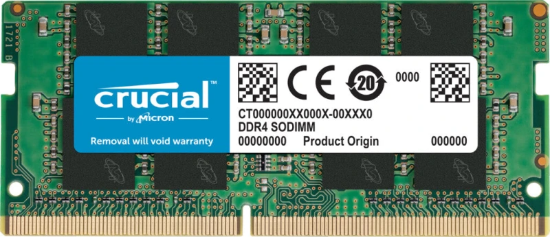 Image of Crucial Crucial CT16G4SFS832A memory module 16GB 1 x 16GB DDR4 260-pin SO-DIMM CT16G4SFS832A