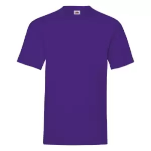 Image of Fruit Of The Loom Mens Valueweight Short Sleeve T-Shirt (S) (Purple)