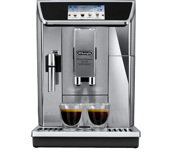 image of DeLonghi PrimaDonna Elite Experience ECAM 650.85.MS Bean to Cup Coffee Maker