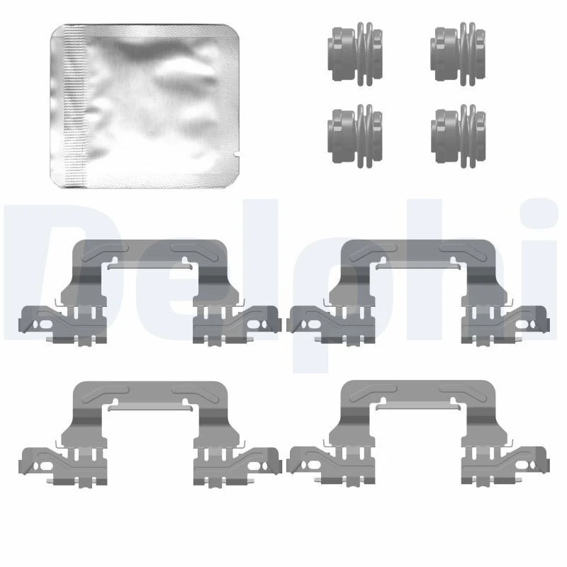 Image of DELPHI Brake pad fitting kit DELPHI LX0778