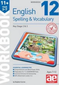 Image of 11+ Spelling and Vocabulary Workbook 12 by Stephen C Curran Paperback