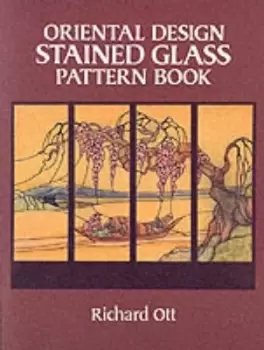 Image of Oriental design stained glass pattern book by Richard Ott
