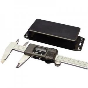 Image of Hammond Electronics 1591HFLBK 1591HFLBK Universal enclosure 165 x 71 x 29 Acrylonitrile butadiene styrene Black