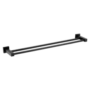 Image of Arissa Matt Black Double Towel Bar