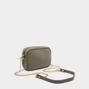 Image of Amalfi Canvas Millie Crossbody Bag in Khaki KLB2759