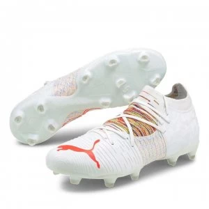 image of Puma Future Z 3.1 FG Football Boots - White/Red