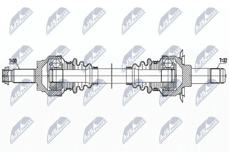 Image of NTY Drive shaft NTY NPW-BM-162