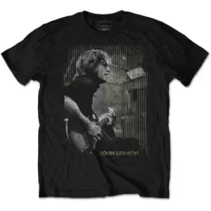 image of John Lennon - Gibson Unisex XX-Large T-Shirt - Black