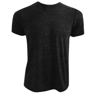 image of Canvas Unisex Poly-Cotton Short Sleeve T-Shirt (2XL) (Black Marble)