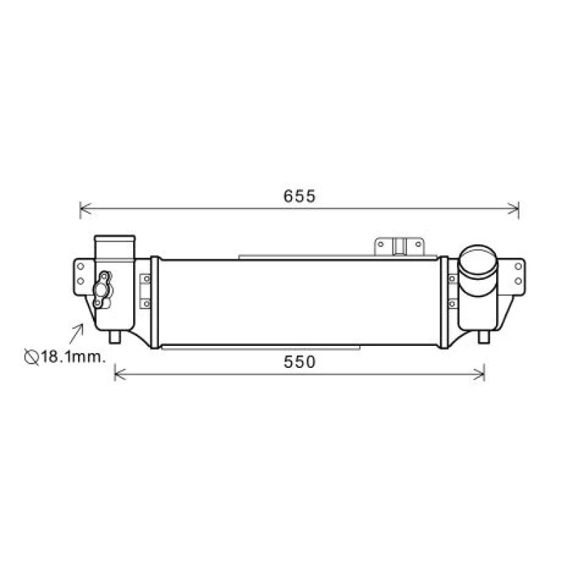 Image of Intercooler DIEDERICHS DCA1081