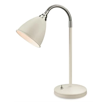 Image of Bari - 1 Light Table Light White with Chrome, E14 - Firstlight