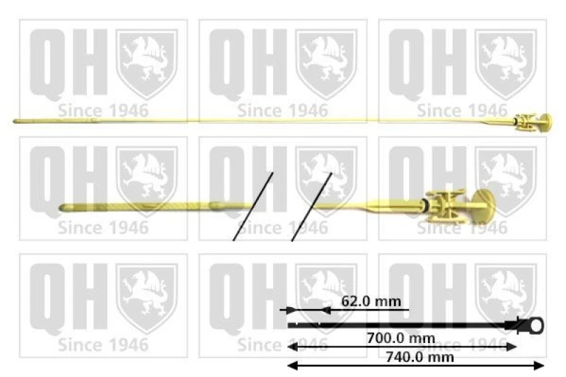 Image of QUINTON HAZELL Oil Dipstick QUINTON HAZELL QOD134