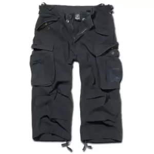 Image of Brandit Industry 3/4 Shorts, black, Size 2XL, black, Size 2XL