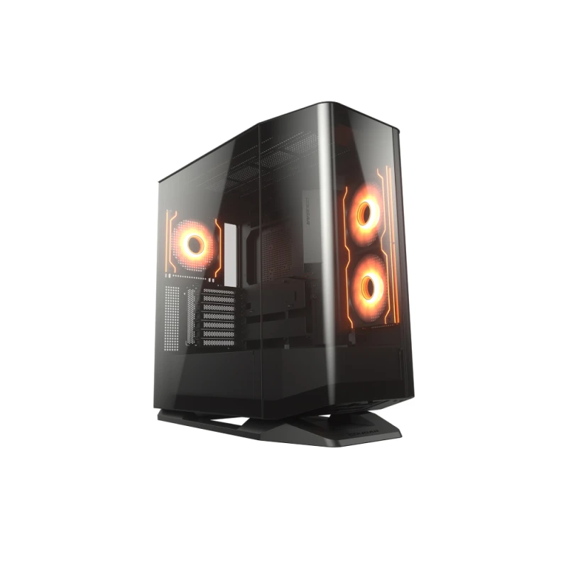 Image of CGR-58M6B Cougar FV270 Curved Glass Mid Tower Case - Black, RGB Lighting, E-ATX Support CGR-58M6B