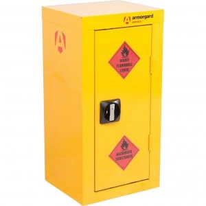 image of Armorgard Safestor Hazardous Materials Secure Storage Cabinet 350mm 315mm 700mm