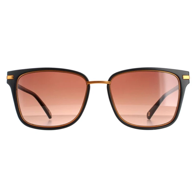 Image of Ted Baker Square Black Brown Gradient TB1620 Mata Black