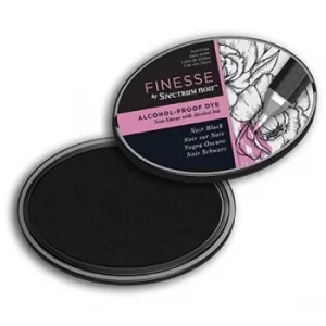 Spectrum Noir Ink Pad Finesse Alcohol Proof Noir Black