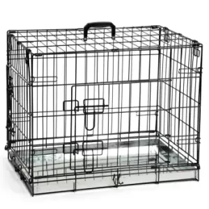 image of Beeztees Dog Crate 62 X 44 X 49cm - Black