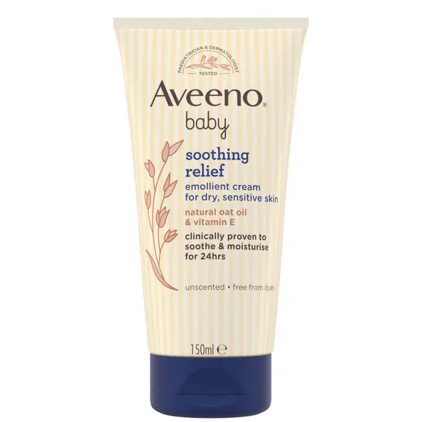 image of Aveeno Baby Soothing Relief Emollient Cream 150ml