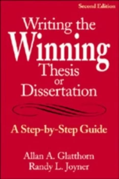 Image of Writing the Winning Thesis or Dissertation by Allan A. Glatthorn Paperback