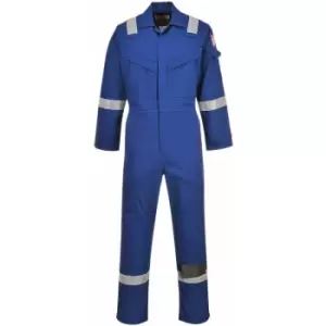 image of Portwest FR50 Royal Blue Sz 4XL Regular Flame Resistant Anti-Static Boiler Suit Coverall Overall