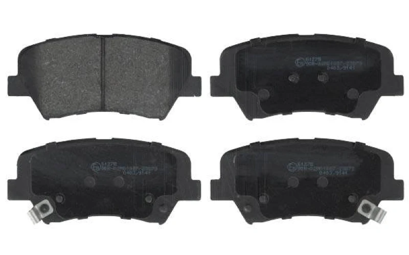 Image of Blue PRINT ADG042137 Brake pad set Front Axle, with acoustic wear warning Brake Pad Set,disc brake (402)