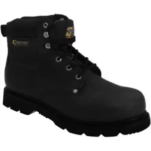 Image of Grafters Mens Gladiator Safety Boots (11 UK) (Black) - Black