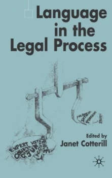 Image of Language in the Legal Process by J. Cotterill Paperback