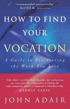 Image of How to Find Your Vocation by John Adair Paperback