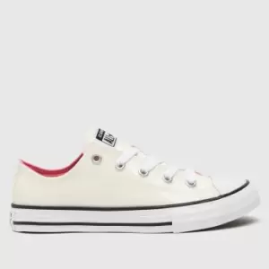 Converse Silver All Star Lo Millennium Girls Junior Trainers