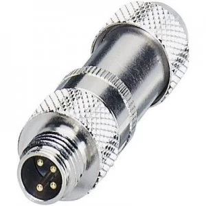 image of Phoenix Contact 1506914 SACC-M 8MS-4CON-M-SH Pre-fabricated Plug Connector M8, Screw Connection