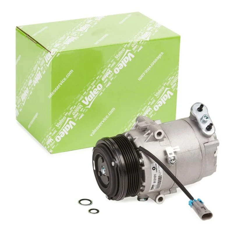 Image of VALEO 813101 AC Compressor NEW Original PART, PAG 125, Refrigerant: R134a, with PAG compressor oil Compressor,air conditioning (447)