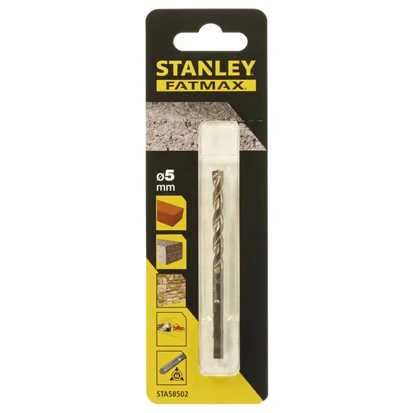 Image of Stanley Fatmax Masonry Drill Bit 5 x 85mm - STA58502-QZ
