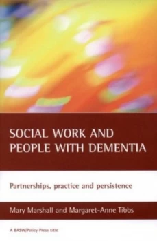 Image of Social Work and People with Dementia by Mary Marshall Paperback