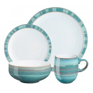 Denby Azure Coast 4 Piece Tableware Set