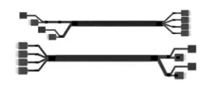 Image of Intel A2U8PSWCXCXK1 Serial Attached SCSI (SAS) cable 0.725 m Black